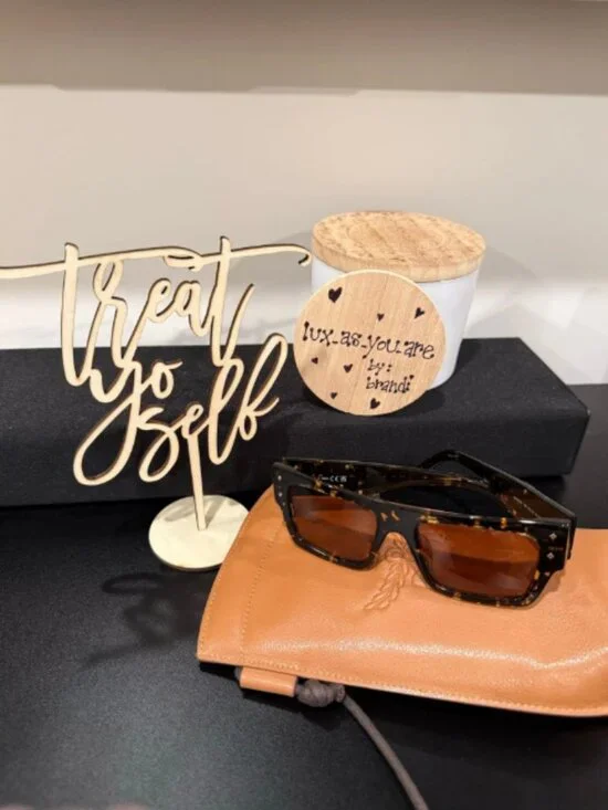 SALE‼️ *NWOT* UNISEX MCM Sunglasses, Rectangle Frame, Dark  display picture 3